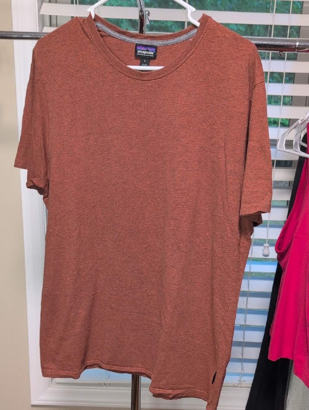 Patagonia Men's Rust Heather Short-Sleeve Crew T-Shirt